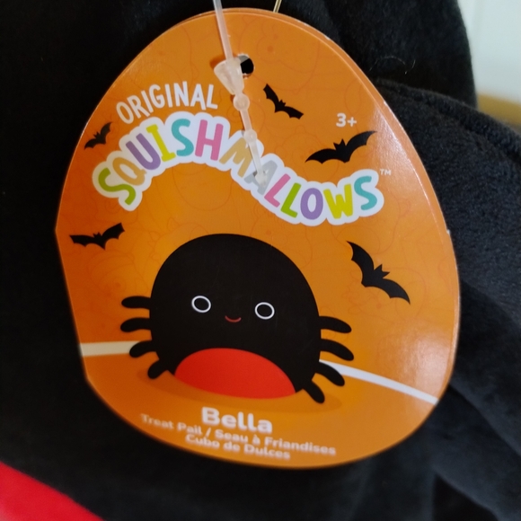NWT Black & Red Squishmallows Spider Bella Halloween Trick or Treat Bag - Picture 8 of 8